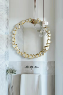 Mirror Decor Dressing Table Wall Mirror Modern Metal Design