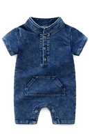 Denim Rompers For Newborn Baby Clothes Cotton 0-24 Months Children Summer Soft Infant Clothing Toddler Baby Boy Girl Jumpsuits
