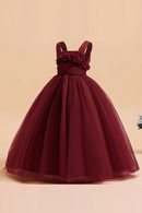 Christmas Girls Children Costume Princess Party Porn Dress Kids Bridesmaid Clothes Lace Birthday Gown Formal Prom Evening