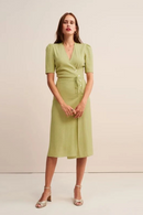 Button Tea Break Skirt Wrap Skirt Dress Summer French Retro European and American Women's Wear