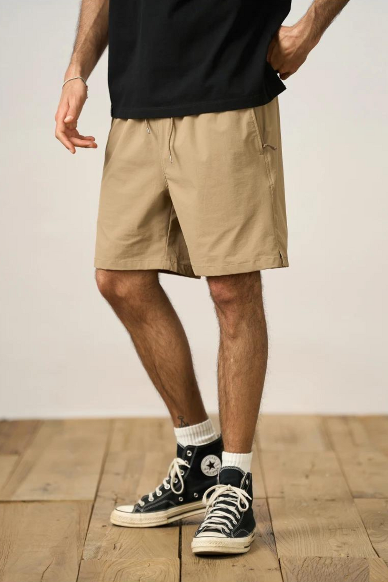 Summer Oversize Shorts Men Elastic Drawstring Shorts