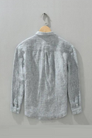 Linen Shirts Thin Coats For Man Lapel Loose Casual Long Sleeved Spring Male Jackets