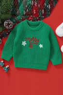 Baby Boys Girls Christmas Sweater Toddler Kids Long Sleeve Pullover Tops Spring Casual Knitted Sweater