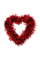 Heart Wreath Front Door Window Mantel Valentine Day Door Garlands Room Wreath Decor