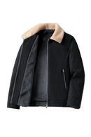 Winter Men Warm Fleece Casual Jacket Parka Coat Male Windbreaker Outdoor Overcoat Jacket