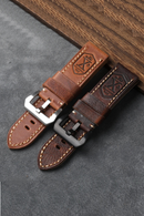 Handmade Genuine Leather Watchband Vintage Bracelet