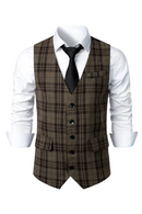 Men Suit Vest Jacket Steampunk vintage Wedding Party Dress Victorian Gothic Men Vest
