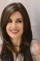 Hand Tied Silk Base Real Hair Same Hair Length for Women