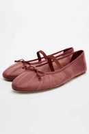 Sweet Pink Ballet Flat Shoes Women Comfort Shallow Breathable Mesh Mary Jane Shoes