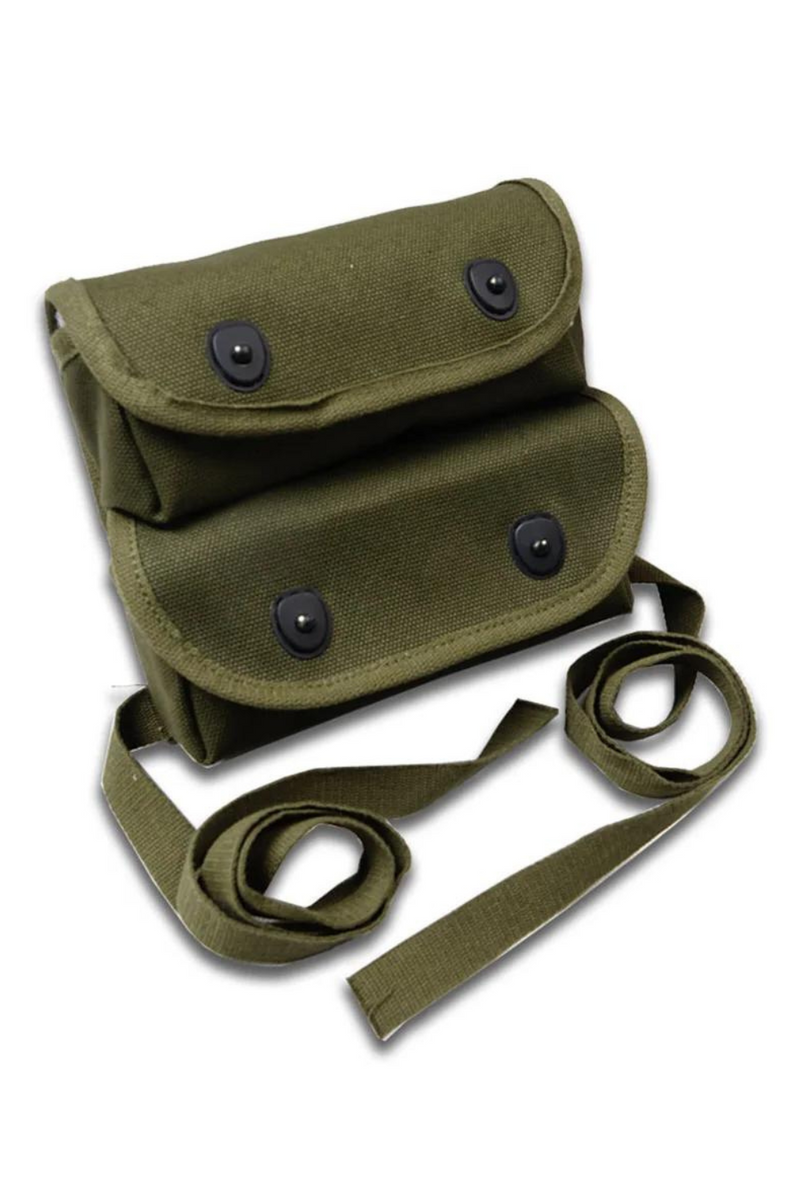 US army pouch combination knapsack two pocket outdoor tool kit bag army green