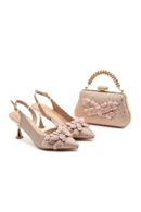 Shoe and Bag Set for Party in Women Italian Luxury Bag and Shoes Set Bride Shoes Designer