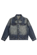 Denim Jacket Men Spring Autumn Gradient Jackets Premium Man Motorcycle Casual Trend Garment