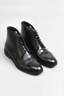 Men Ankle Boots Luxury Handmade Autumn Winter Genuine Leather Round Toe Lace Up Male Shoes