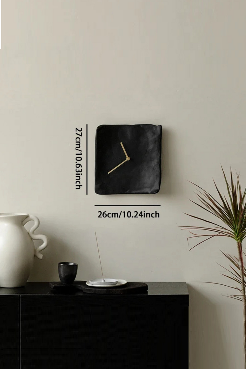 Creative wrinkled shaped clock ornament medieval style home decoration wall clock