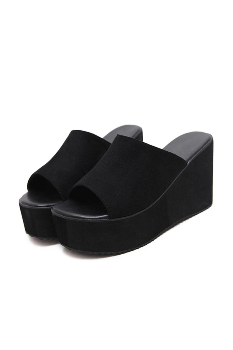 Summer Slip On Women Wedges Sandals Open Toe Ladies Casual Shoes