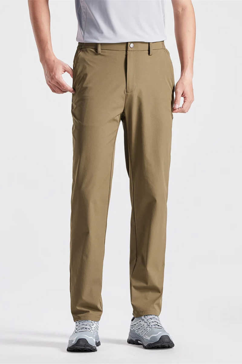 Men Casual Pants Nylon Stretched Golf Pants Outdoor Trousers