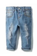 Spring Kids Jeans Children Pants Denim Trousers broken hole Child Clothing Clothes