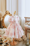 Flower Girls Evening Ball Gown Kids Spanish Dress Children Birthday Party Luxurious Dresses