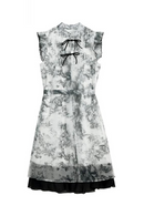 Summer Ladies Elegant t Style Women's Evening Clothing Casual Slim Frocks Flying Sleeve