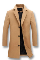 Men Jackets Men Slim Fits Coats Business Mens Long Winter Windproof Outwears