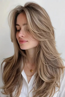 Elegant Curly Wave Ash Blonde Wig Hair with Bangs Long Women Party Wig Tang Long  Heat