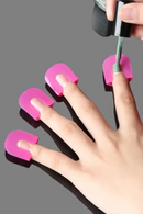 26pcs/set 10 Sizes G Curve Shape Varnish Shield Nail Protector Finger Cover Spill-Proof Stickers Manicure Nail Art Tools