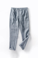 Linen Men Dress Pants Summer Pants Men Loose Trousers