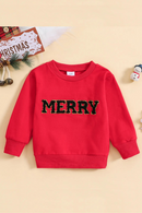 Christmas Baby Boys Girls T Shirts Long Sleeve Pullover Xmas Letter Autumn Sweatshirt Tops