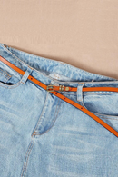 Genuine Leather Vintage Thin Belt For Women Simple Knotted Belt Hundred Matching Skirt Waist Chain