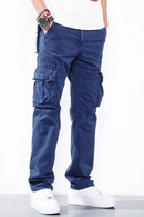 Cargo Pants Men Trousers Casual Autumn Cotton Black Military Tactica