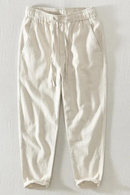 Linen Casual Pants Men Clothing Loose Straight Harem Pants Trousers For Men Spring Summer