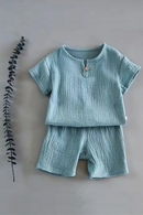 Summer Children Clothes Sets Linen Sports Clothes for Baby Girl Boy Clothing Sets