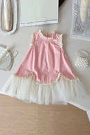 Girls Dress Summer Kids Clothes Sleeveless Cute Embroidery Party Baby Costumes Clothing Elegant