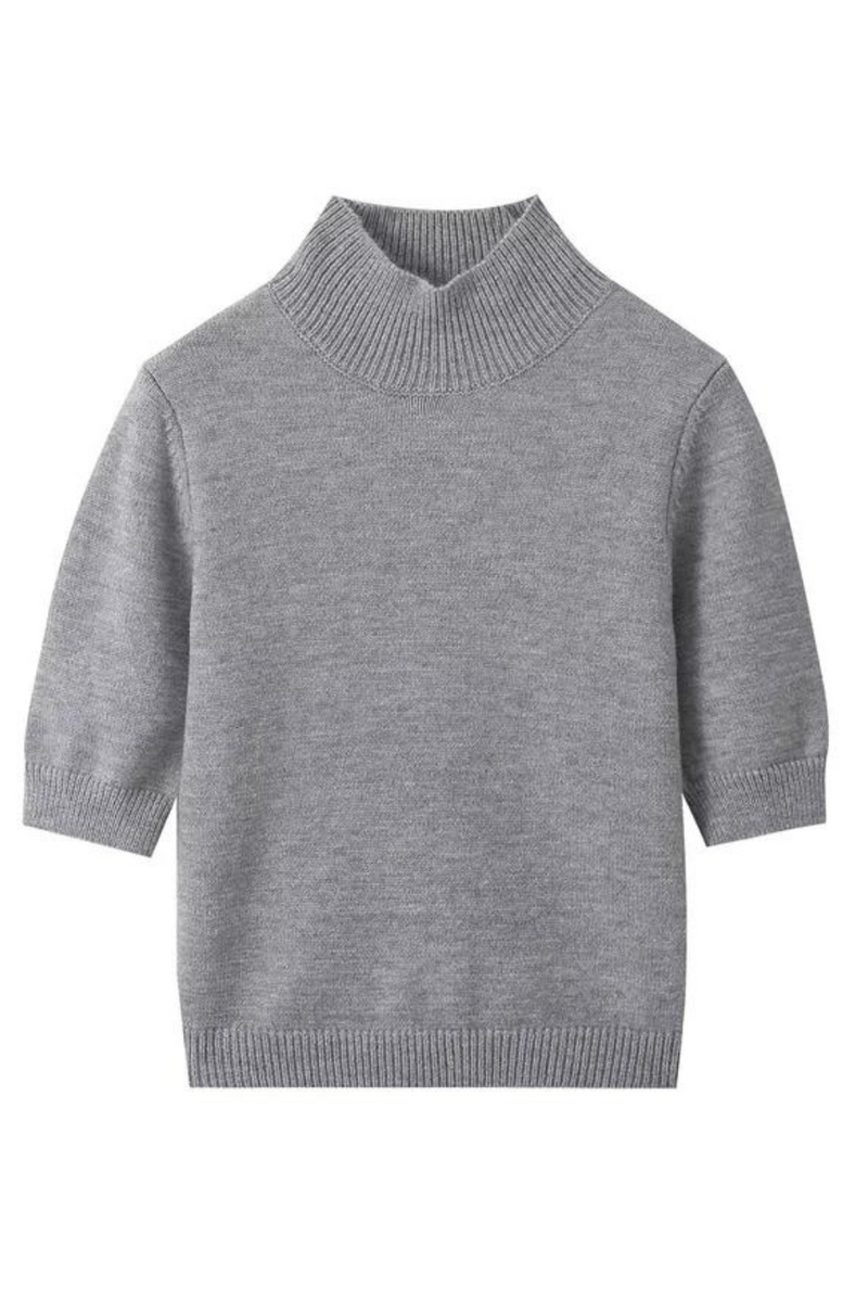 Women Neck Sweater Pullover Simply Leisure Spring Clothing Knitted Top