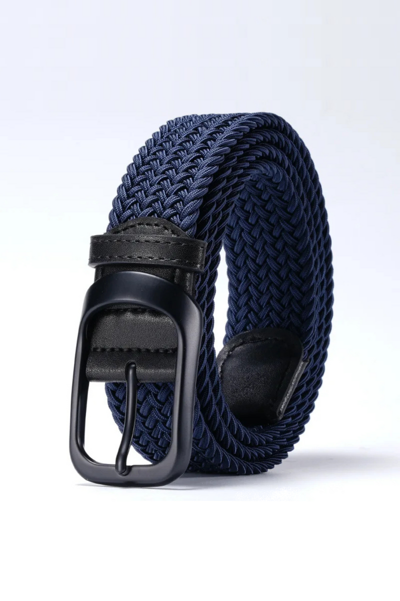 Nylon Pin Buckle Elastic Braided Belt Universal Casual Student Belt Versatile Jeans Accessories