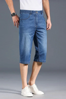 Summer Jeans Shorts Men Thin Soft Straight Short Denim Trouser Men