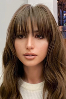 Invisible Seamless Head Hair Air Bangs Overhead Natural Invisible Increase Hair