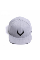 Grey wool snapback pierced embroidery hip hop cap flat bill baseball cap for men and women 56-58-62cm