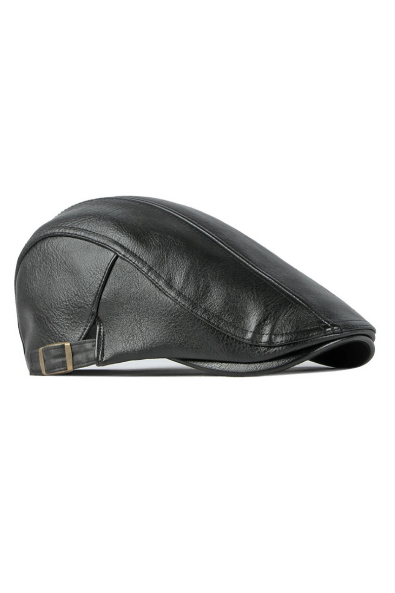 Berets Leather Beret Caps Autumn Winter Hats for Men Flat Cap Male Female Beret Hats