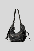 Women Shoulder Bags Punk Style Hobos Crossbody Bag Luxury Soft Pu Leather Messenger Bag