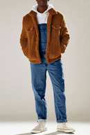 Men's Solid Denim Bib Overalls Casual Denim Jumpsuit Male Suspender Long Pants