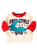 Autumn Winter Children's Sweatshirts Animals Boys Hooded Shirts Kids Clothes Tops