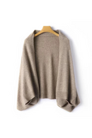 Cashmere Cape Draped Over Women's Knitted Warm Dual-purpose Scarf for Autumn and Winter