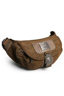 Men Waist Pouch Wear Resistant Canvas Travel Phone Bag High-Quality Toolkit Package