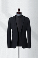 Men Slim Fit Solid Casual Elegant Suit Jackets Outwear Luxury Coats Stylish Spring and Autumn Outfits