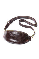 Genuine leather chest bag for men casual crossbody bag waist bag.