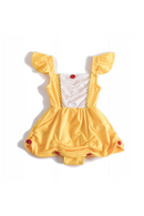 Girls beauty & the beast princess party girls outfit
