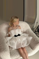 Baby Girl Princess Ruffled Dress Wedding Party Pageant Birthday Clothes