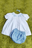 Summer Children's Handmade Embroidery Princess Baptism Party Girls Casual Dress