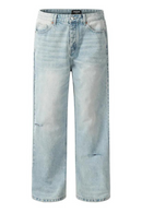 Vintage Ripped Hole Denim Pants Men Jeans Cotton Jean Trousers Retro Men Clothing